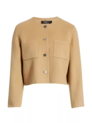The Five 2026 Dana Perino Cropped Camel Jacket