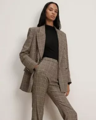Rhys Houndstooth Dickey Jacket