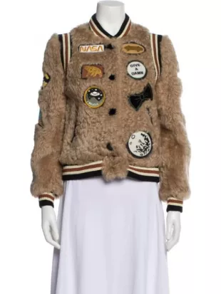 The Valley Persian Style 2026 Sky Asakari Brown Sherpa Jacket