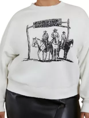 The Valley Persian Style Golnesa Gharachedaghi Cowboys Sweatshirt