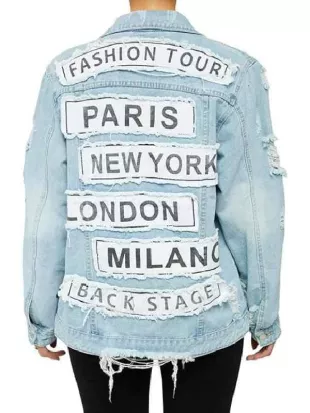 The Valley Persian Style 2026 Mercedeh Javid Patchwork Denim Jacket
