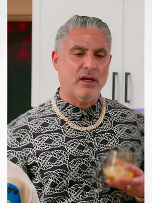 The Valley Persian Style S01 Reza Farahan Rope Print Shirt