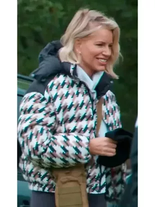 The Traitors US S4 Caroline Stanbury Houndstooth Jacket