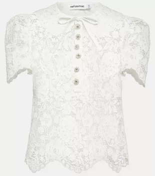 Embellished Lace Top