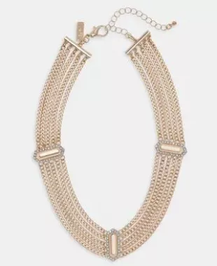 Pavé Multi-Chain Statement Necklace