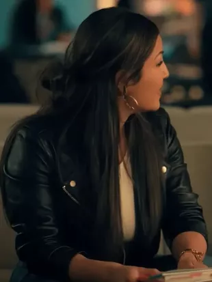 Relationship Goals Annie Gonzalez Black Leather Jacket