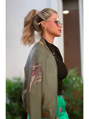 The Valley Persian Style S1 Sky Asakari Green Bomber Jacket