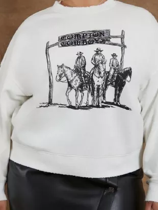 The Valley Persian Style 2026 Golnesa Gharachedaghi Cowboys Sweatshirt