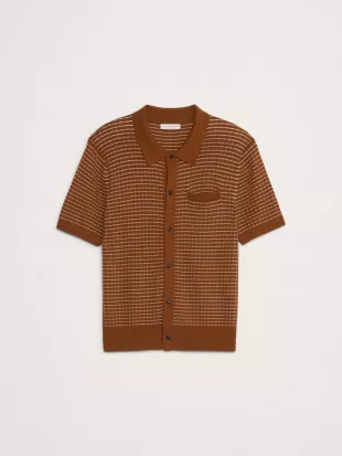 Stripe Cotton Resort Shirt