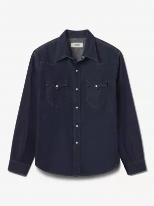 Nep Denim Western Shirt