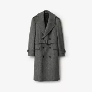 Long Wool Trench Coat