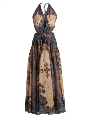 Ascension Plunge Halter Maxi