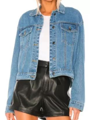 People We Meet On Vacation 2026 Emily Bader Rhinestone Fringe Jacket