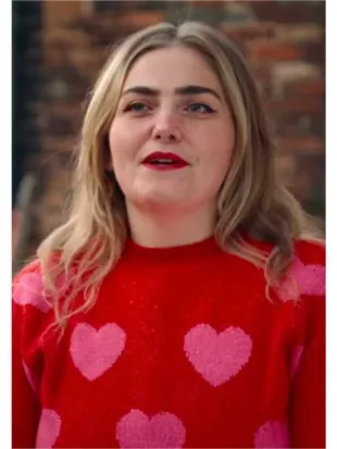 The Great Pottery Throwdown S09 Heart Printed Sweater