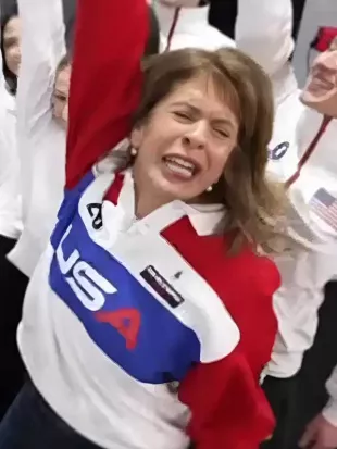 Today Show 2026 Hoda Kotb Team USA Polo Sweater