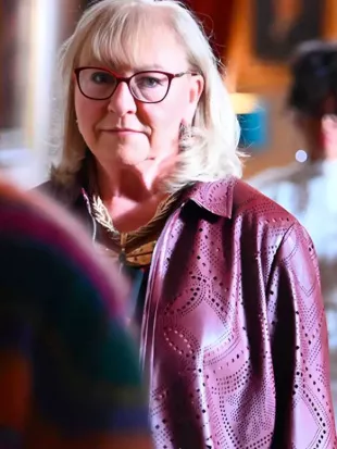 The Traitors US S4 Donna Kelce Leather Jacket