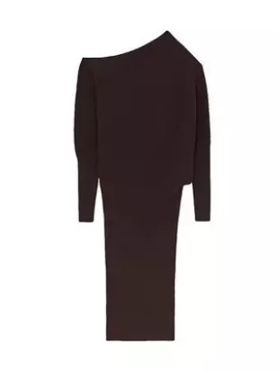 Lara Dress in Plum Purple