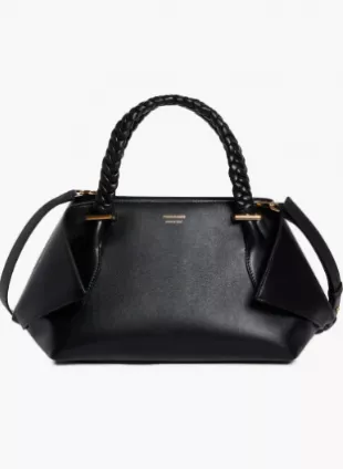Folded Handbag in Black