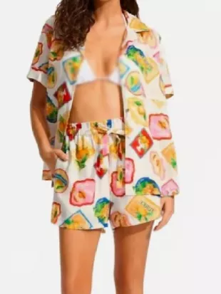 People We Meet on Vacation Emily Bader Printed Shirt