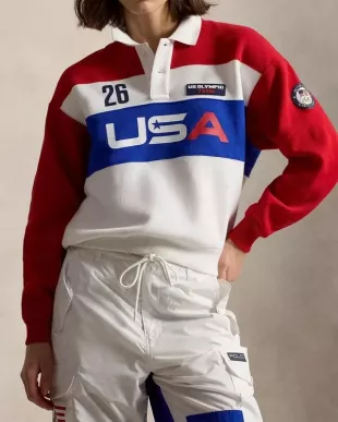 The Today Show 2026 Hoda Kotb Team USA Polo Sweater