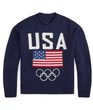 Team USA American Flag Sweater