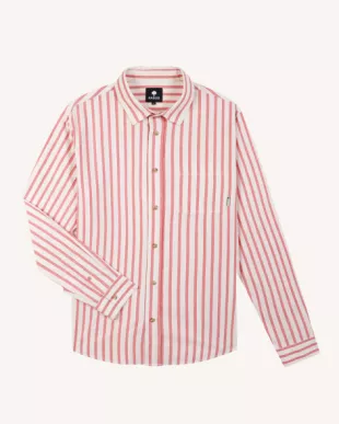 Red & Cream Cotton Shirt Signy
