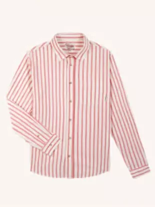 Emily In Paris S05 Eugenio Franceschini Red Striped Shirt