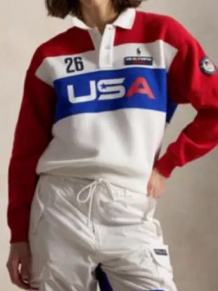 The Today Show 2026 Hoda Kotb Team USA Polo Sweater