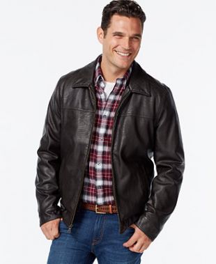 Blouson faux cuir Tommy Hilfiger