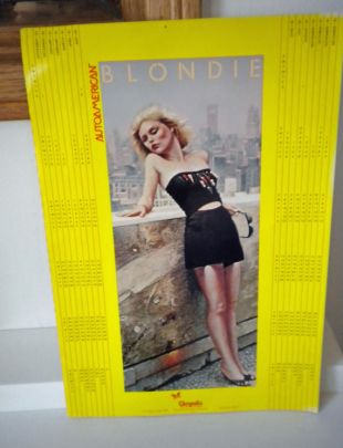 Calendrier Blondie 1981 - Debbie Harry