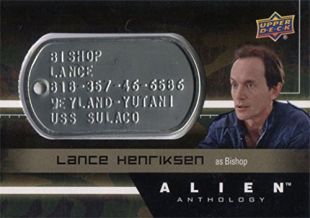 Alien Anthology Space Marine Dog Tag dT-BS Lance Henriksen as Bishop