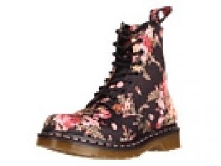 Dr. Martens - 1460 W (Black Victorian Flowers) - Footwear