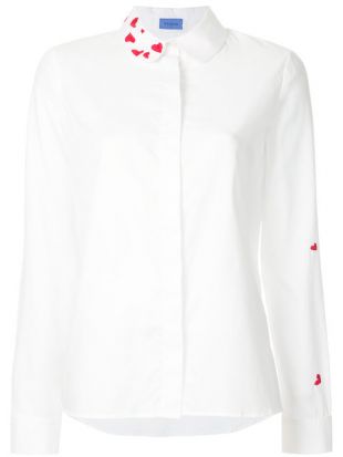 Macgraw Embroidered Heart Shirt