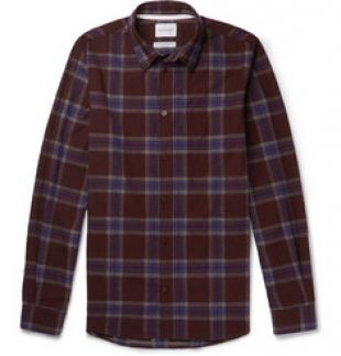 Norse Projects   Osvald Slim Fit Checked Cotton Flannel Shirt
