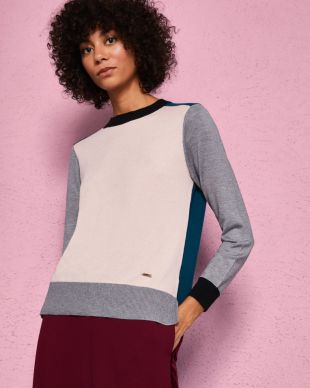 Ted Baker Avrilyn Color-blocked Sweater