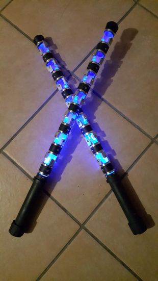 BLACK WIDOW inspired - Wands - Bow - Lights up