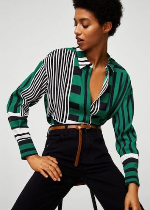 Chemise à imprimés