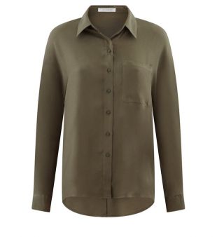 Chemise manches longues Kaki