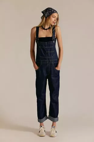 Ziggy Denim Cuffed Overalls