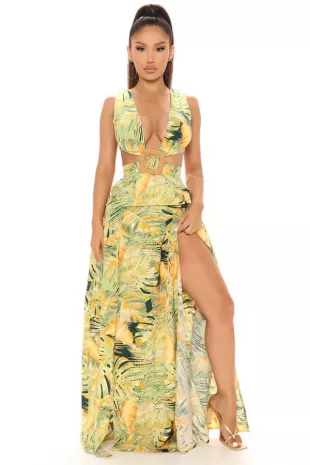 Brunch In The Tropics Maxi Dress