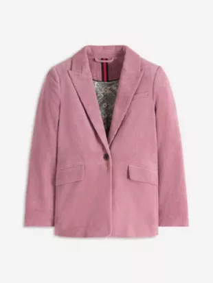 CNN This Morning 2026 Audie Cornish Pink Corduroy Blazer