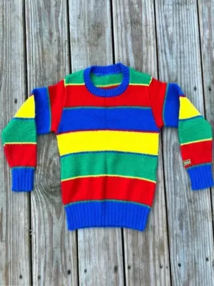 Stranger Things S05 Jake Connelly Striped Sweater