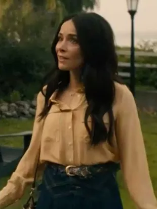 Best Medicine S1 Louisa Gavin Silk Beige Blouse