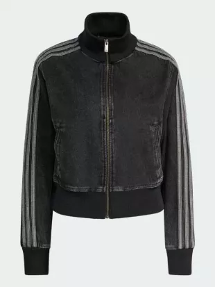 Chicago PD S13 Eva Imani Washed Striped Sleeve Jacket