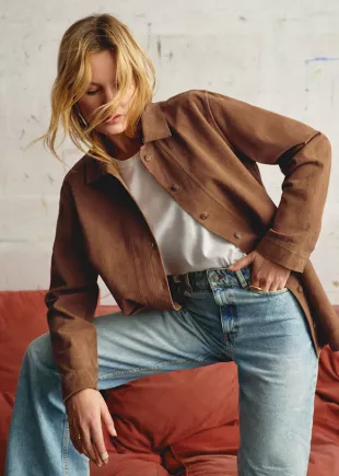 Will Jacket Camel Suede