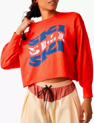 Inspire Long Sleeve Cotton Graphic T Shirt