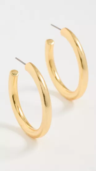 Chunky Medium Hoop Earrings