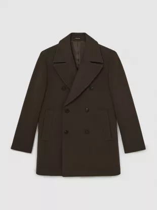 Present Coat in Dark Green