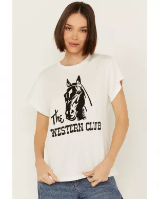Horse Western Club Short Sleeve Graphic Tee