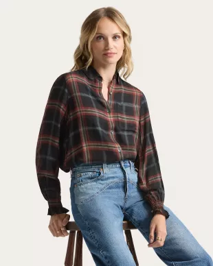 Plaid Zoe Blouse